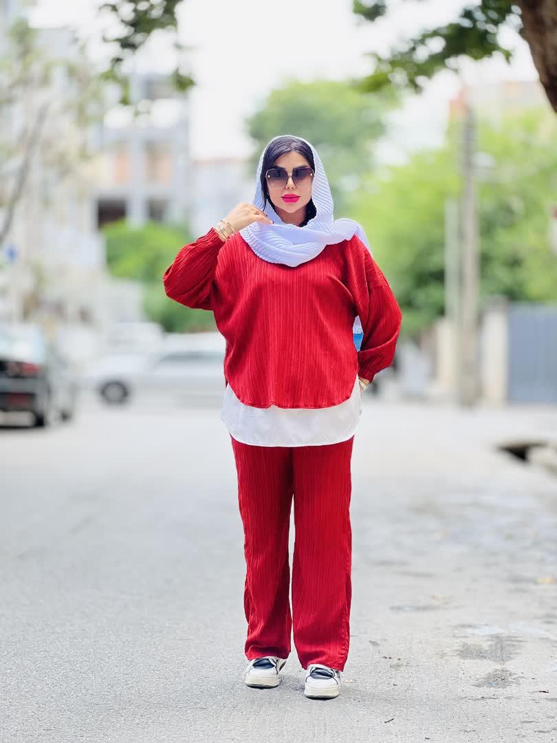 شومیز شلوار دامنک 1802